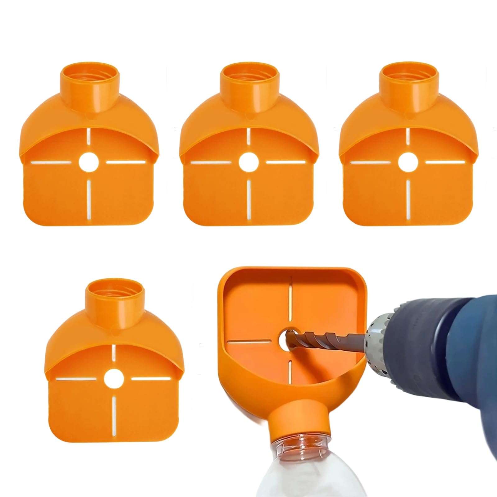 4Pcs Dust Collector Efficient Drill Catcher Debris Collector for Clean Drilling Tasks Reusable Debris Catcher for Drywall Installation