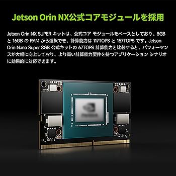 グラフィックボード・グラボ・ビデオカード Jetson ORIN NX 8GB JP6.2.1 NVME256GB Jetson Orin NX - NVIDIA - マクニカ