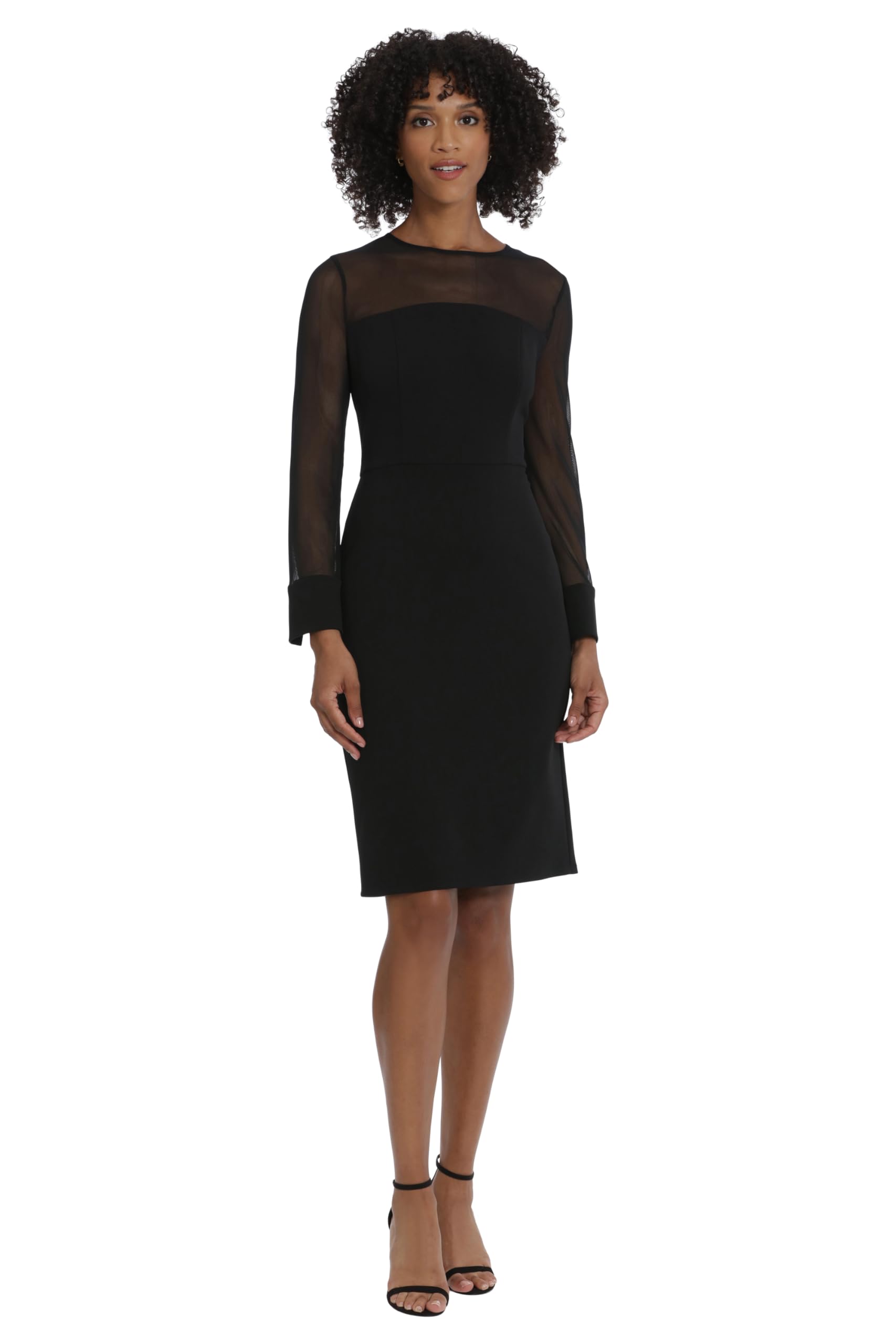 Maggy London Women's Maggy London Women's Dresses Illusion Dress Occasion Event Party Holiday Cocktail Guest of Wedding