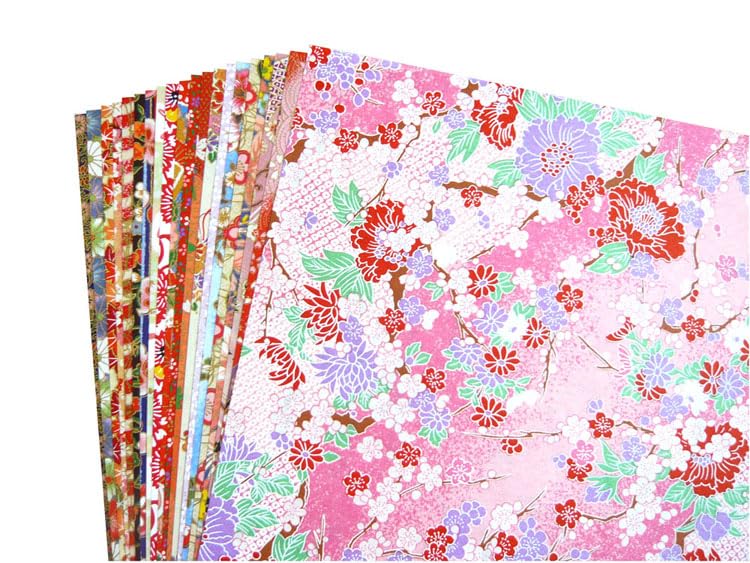 Amazon | 和紙かわ澄 千代紙 友禅和紙 B4 判 約25.7×36.4cm 20枚 A