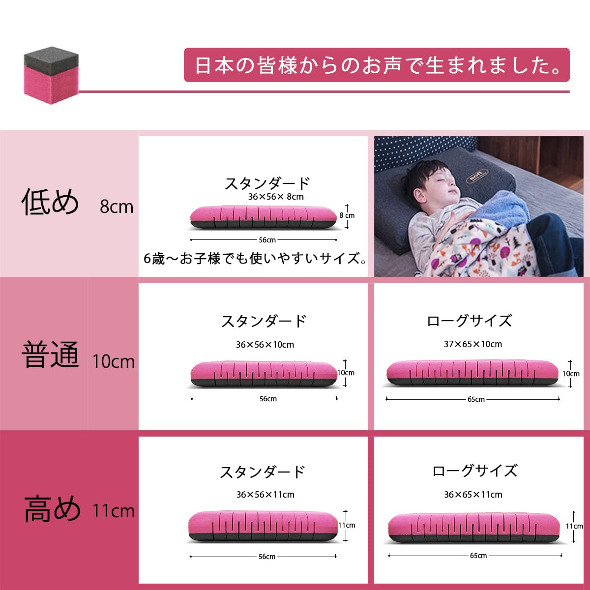 Amazon.co.jp: F1F2 枕 無重力枕 まくら 横向き寝 3段階高さ選択可 体