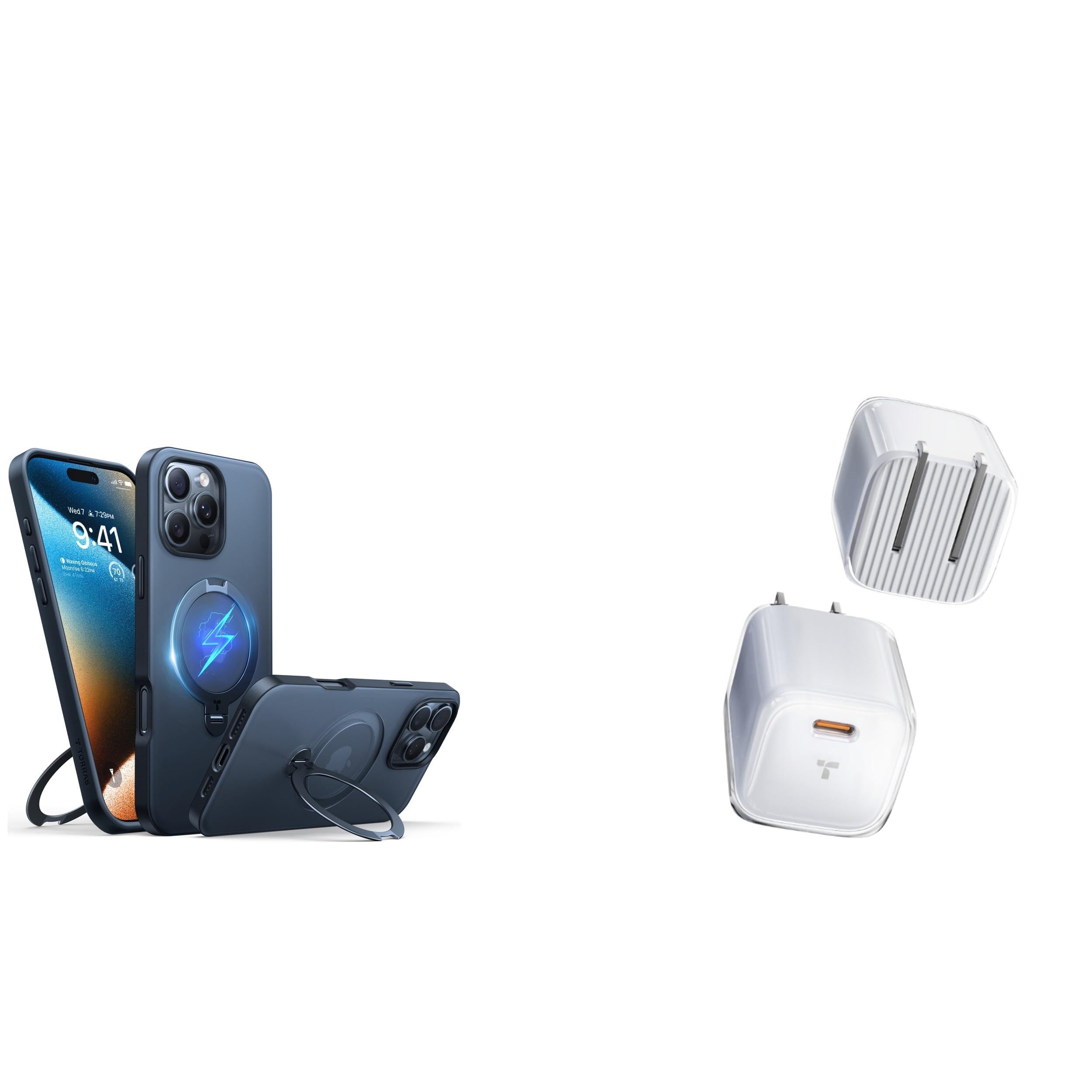 TORRAS Low Temp 30W USB C Charger Magnetic Case Buy Together to Save 15