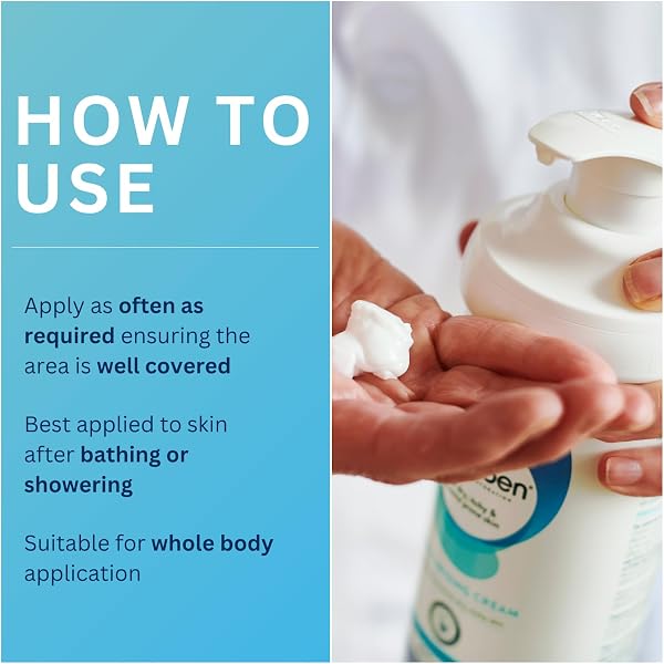 Cetraben Moisturising Cream, For Dry, Itchy, Sensitive & Eczema-Prone Skin, Soothe, Moisturise, Hydrate, & Protect, Dermatological Moisturiser,Daily Use on the Body, Fragrance Free, 1 x 475ml - 5