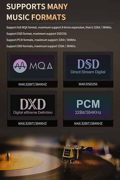xDuoo XA-02 Balanced DAC Headphone AMP ES9039Q2M MQA Bluetooth Decorder PCM32Bit/384khz