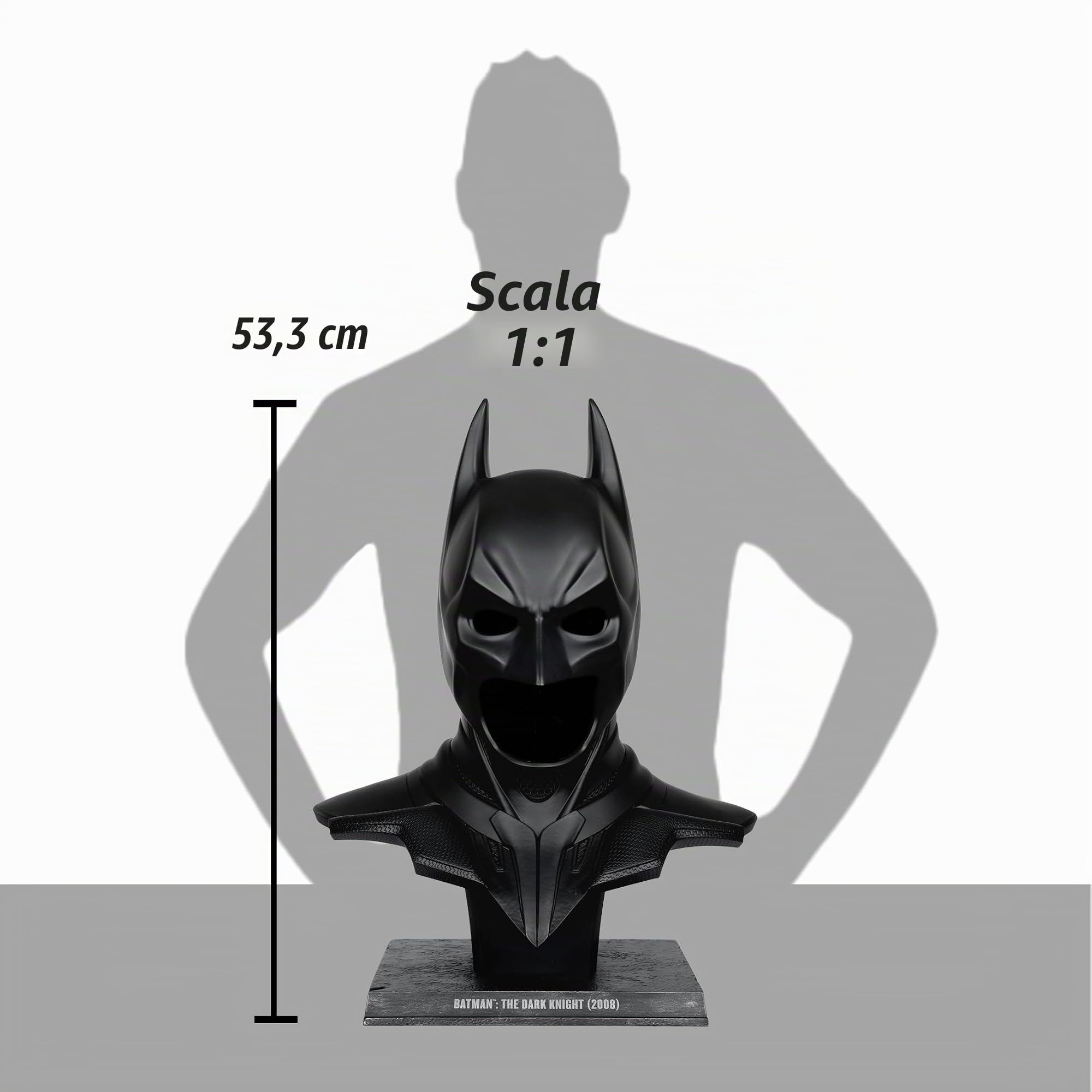McFarlane Toys - DC Direct Batman: Il cavaliere oscuro (2008) Cowl Replica scala 1:1