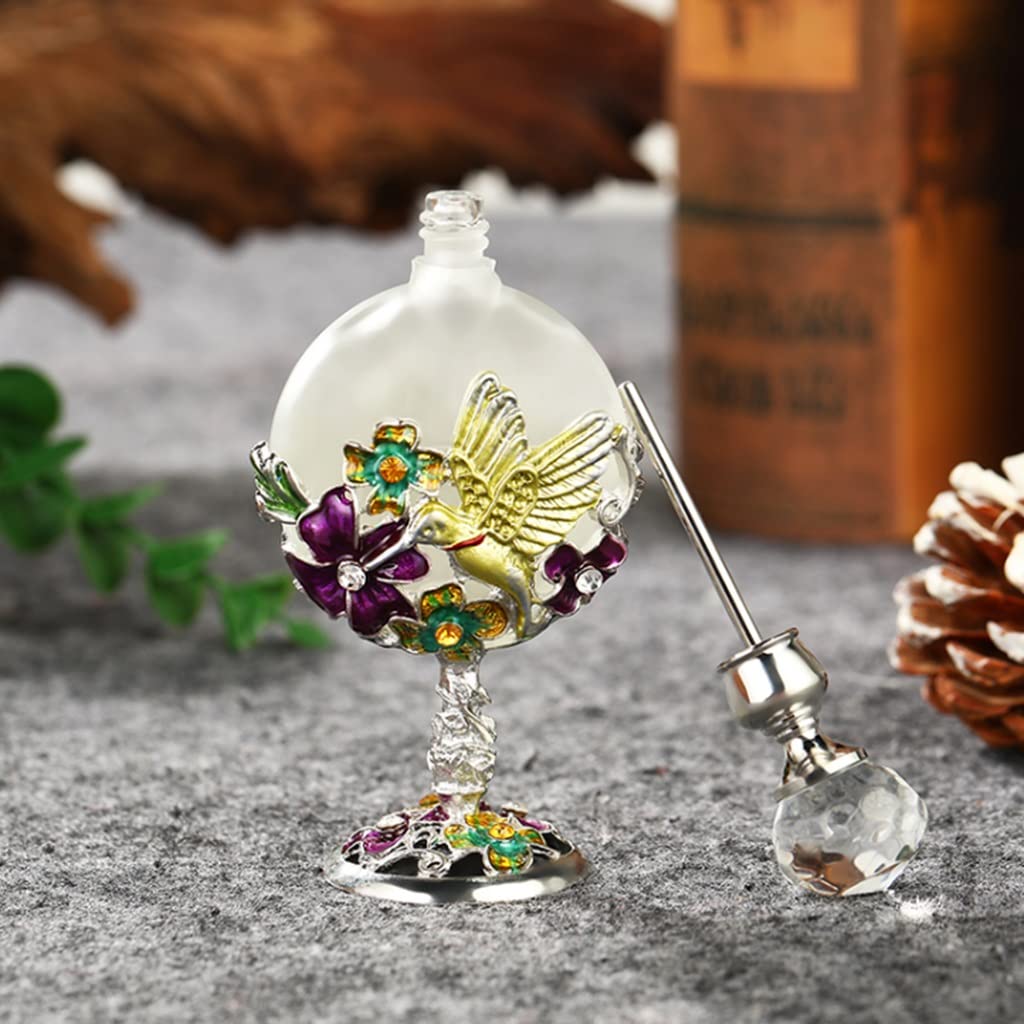 butelkę z perfumami, butelkę z mgłą 10 ml pusta butelka na perfumy Paw metalowa wkładka Pojemniki szklane na butelki wielokrotnego użytku s