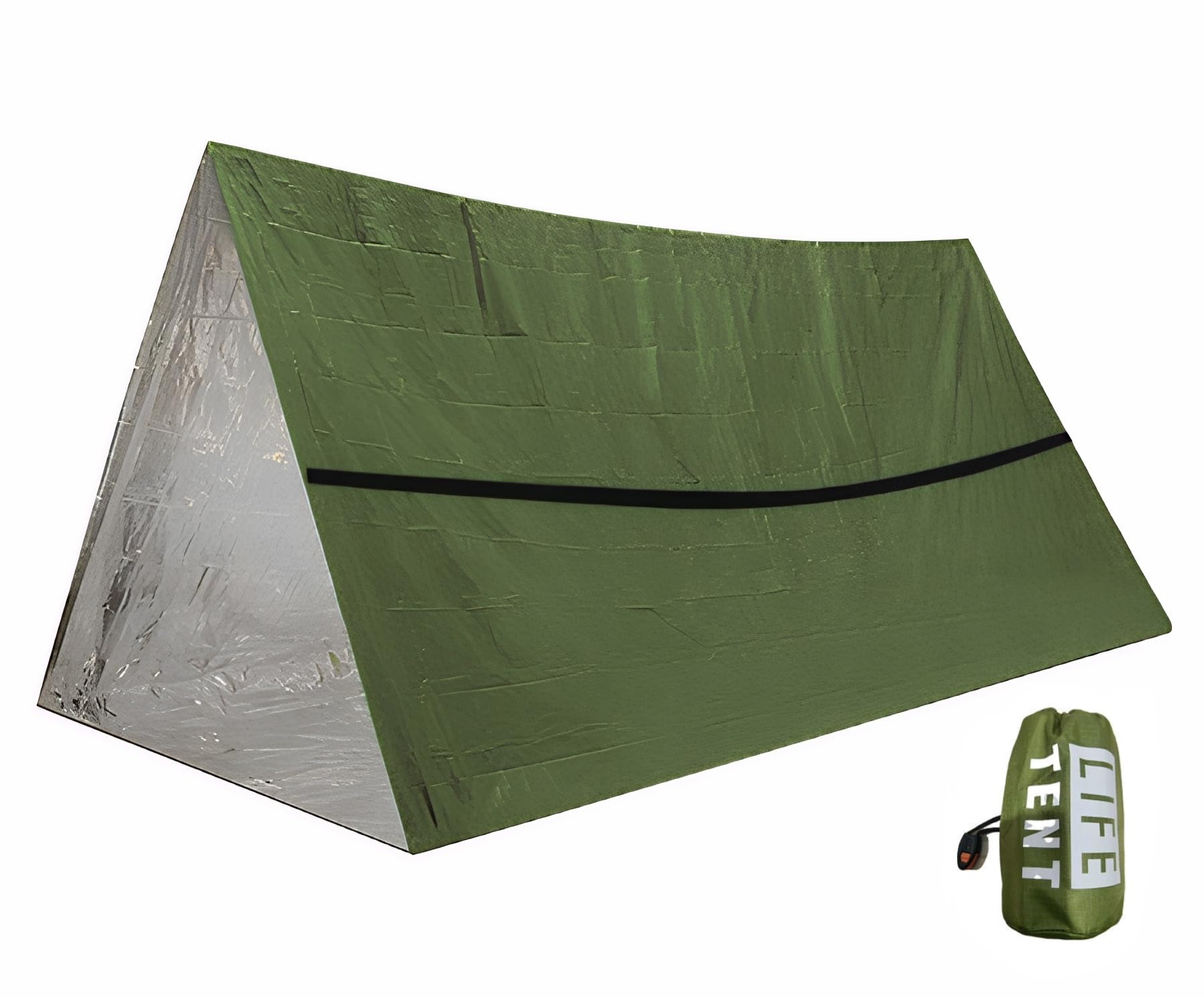 Amazon.com : Emergency Survival Tent. Survival Tent with Whistle