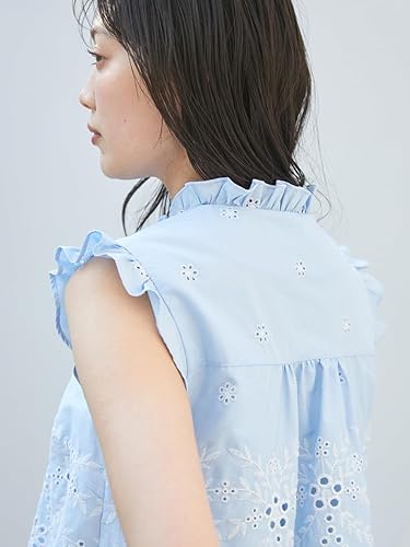 Amazon.co.jp: [スナイデル] コットンエンブロイダイリーブラウス