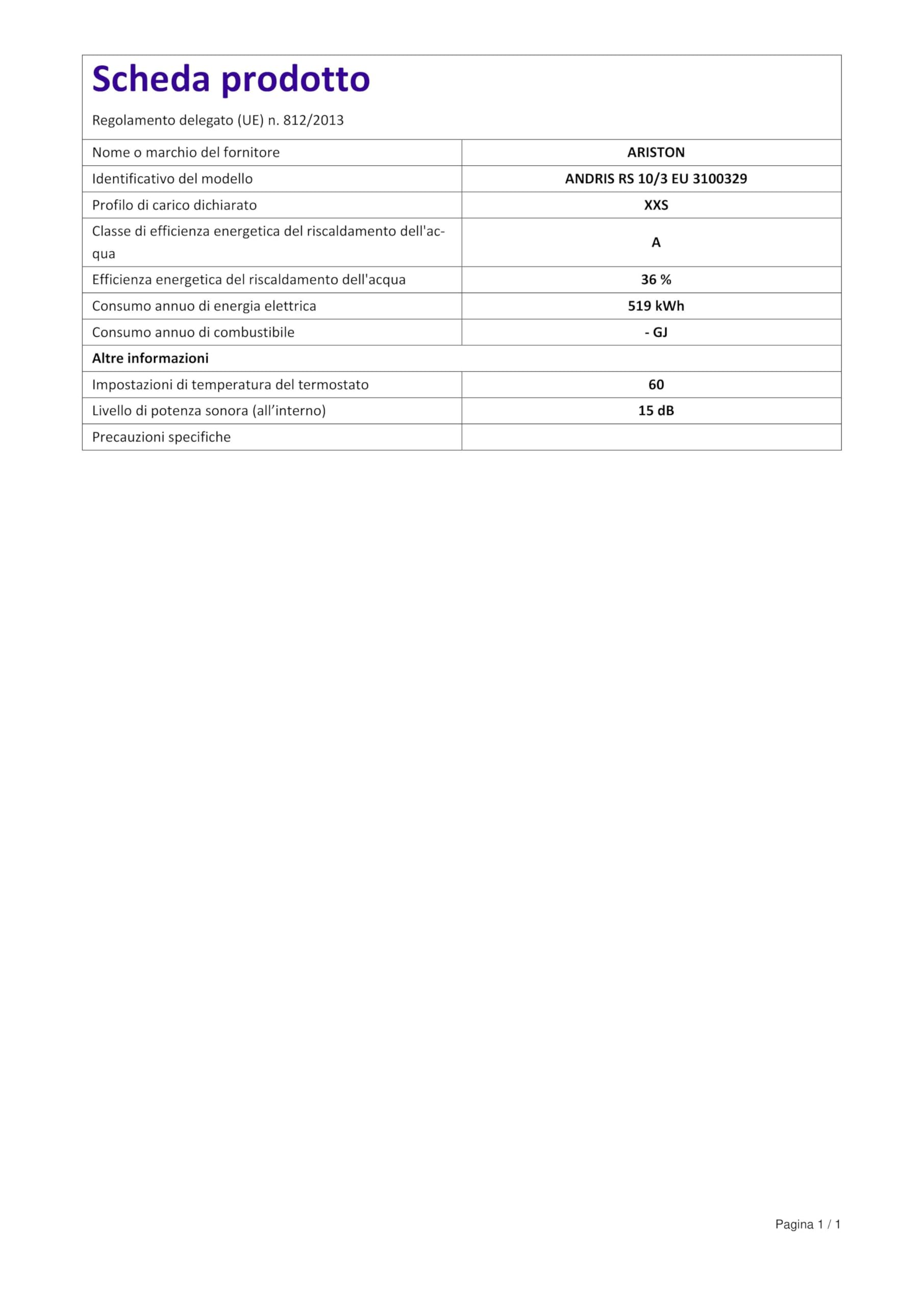 Scaldabagno Elettrico Comfee' 15 Litri Sottolavello - Classe B, IPX4, Con Vano Contenitore - Foto 4