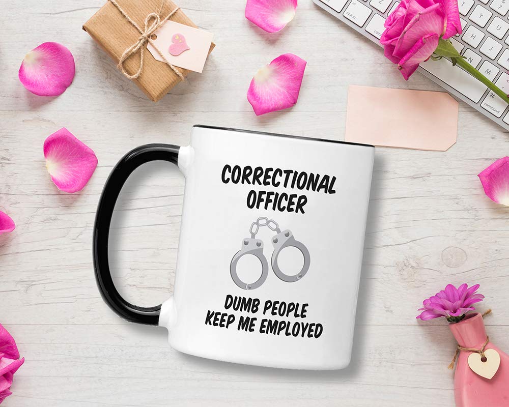 Casitika Ufficiale Correzionale Tazze. 11 oz Correzioni lavoro tazza di caffè. Dumb People Keep Me Employed. Idea tazza per collaboratore.