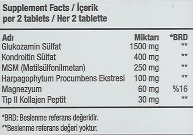 Orzax Ocean Glukozamin Complex, 60 Tablet, 3 Al 2 Öde