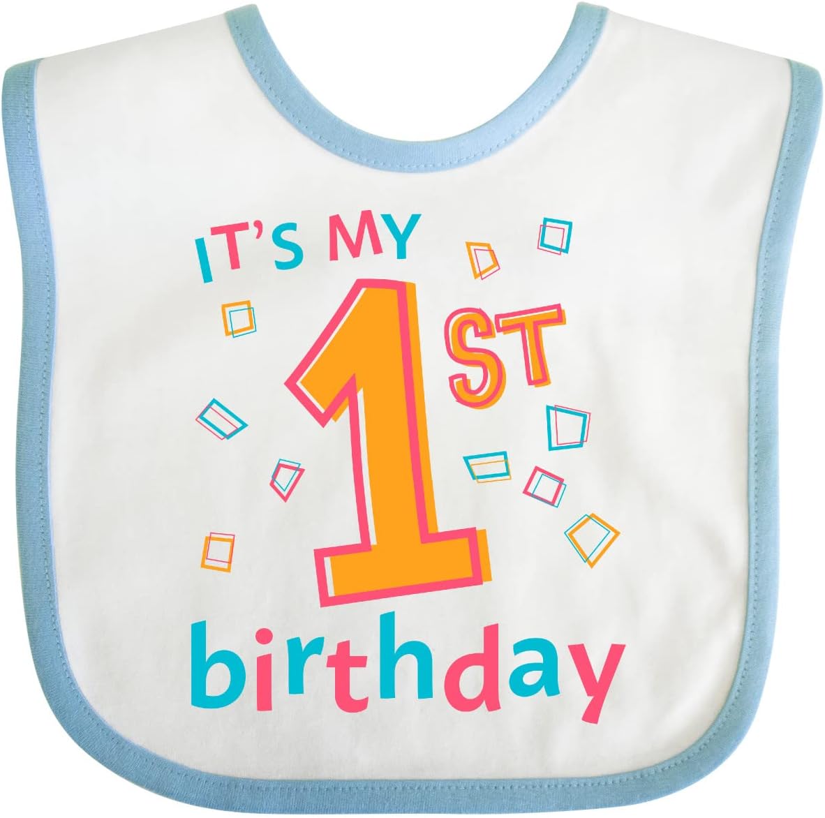 inktastic It's My First Birthday Baby Bib