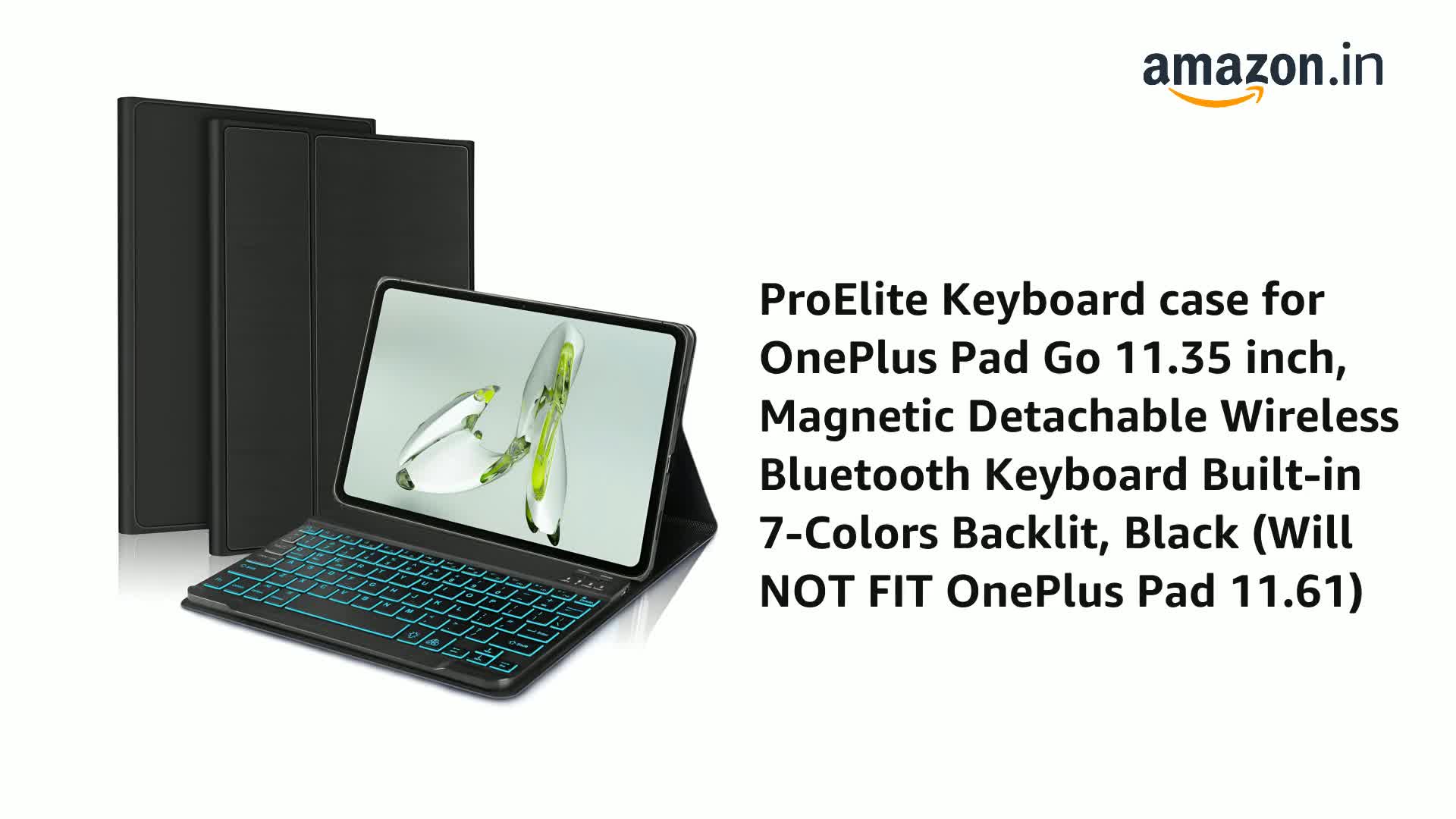 ProElite Keyboard case for OnePlus Pad Go 11.35 inch, Magnetic