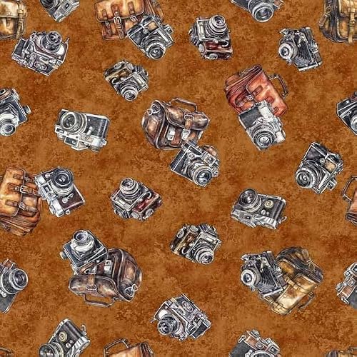 Globetrotter cameras fabric by Morris Creative Group