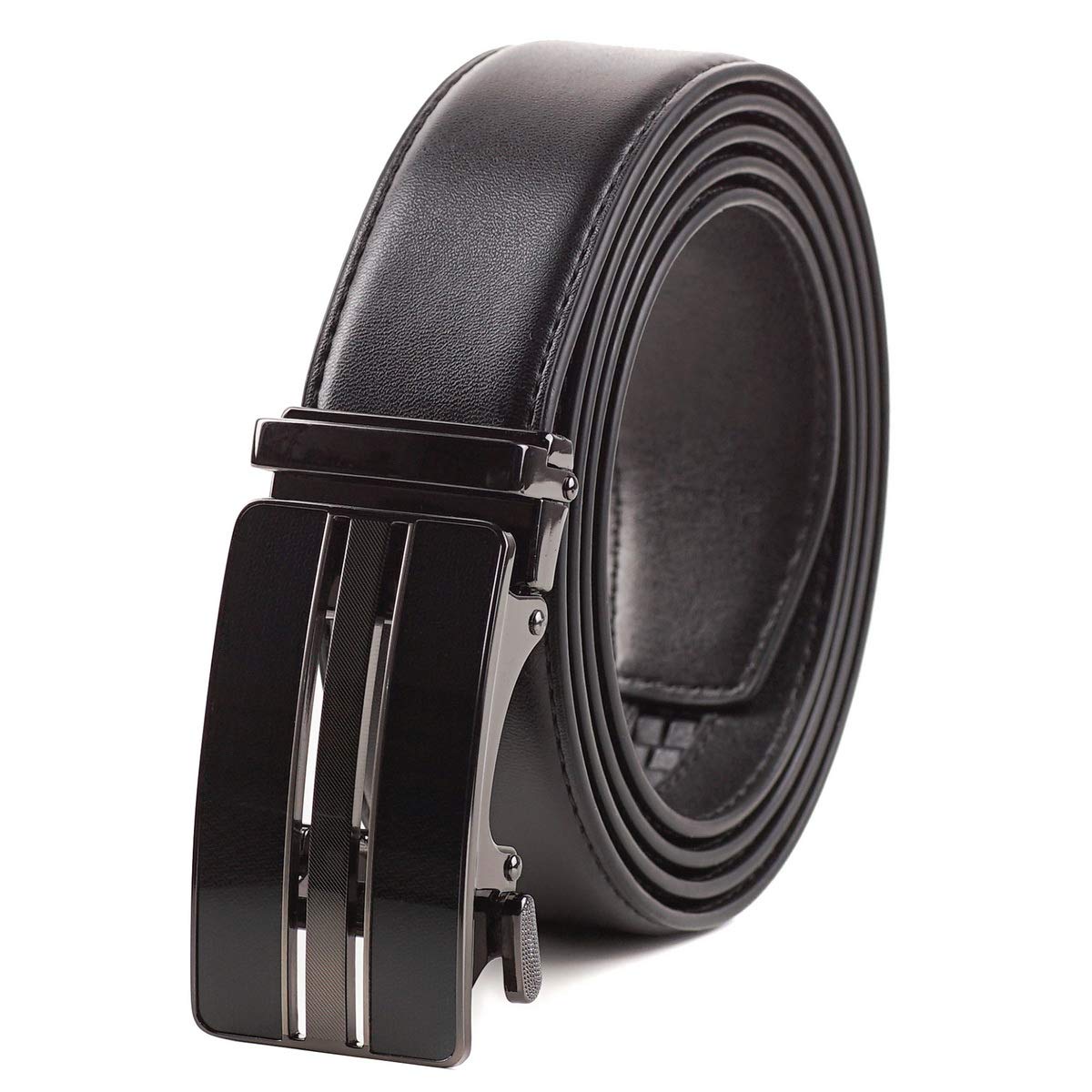 Giantsize Extra Long Ratchet Belts For Men Big And Tall 28 to 72 Inch Black, Trim to Fit