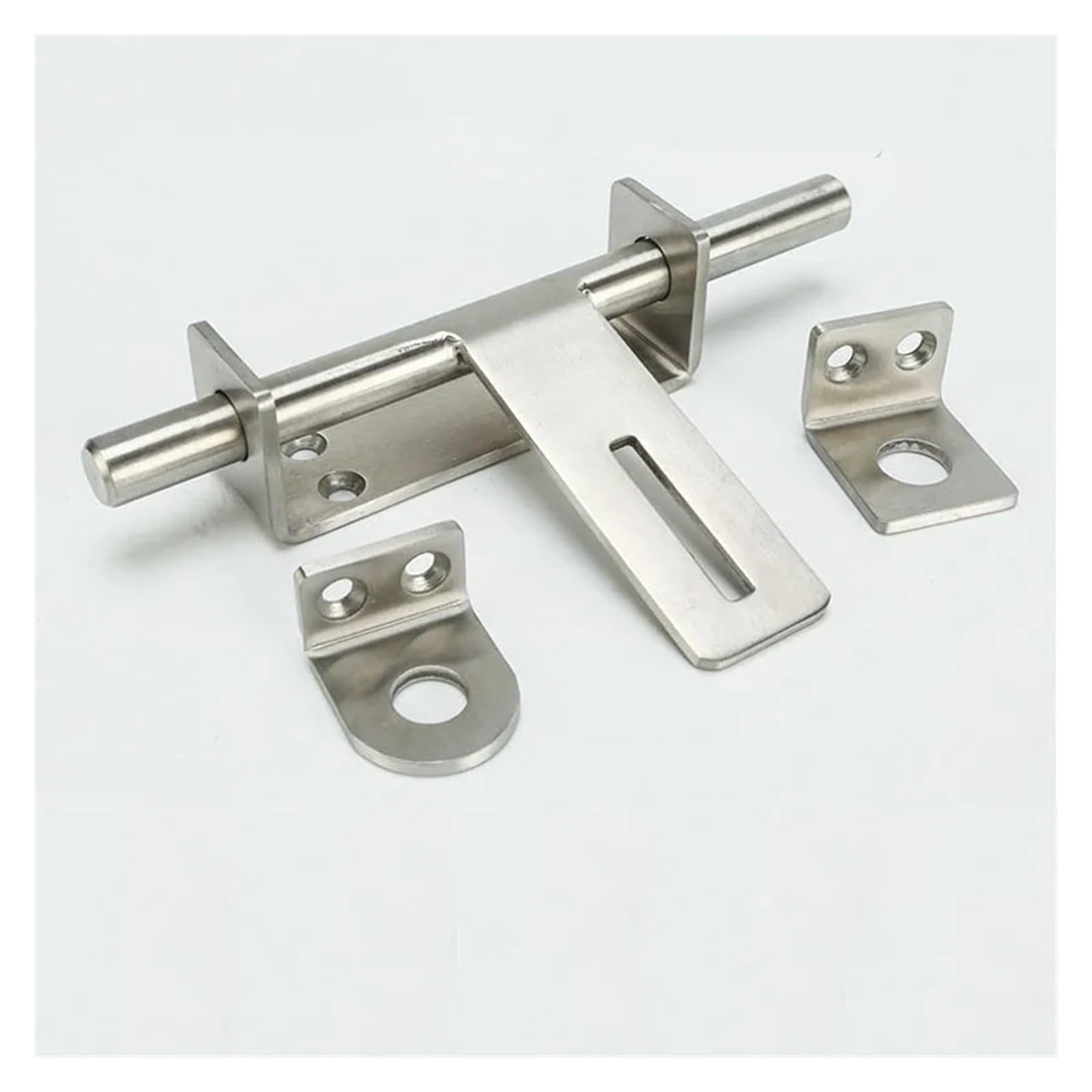 Perno de puerta de acero inoxidable, pestillo de cerradura for muebles de puerta de madera, hebilla de seguridad for ventana del hogar, pieza de Hardware for el hogar