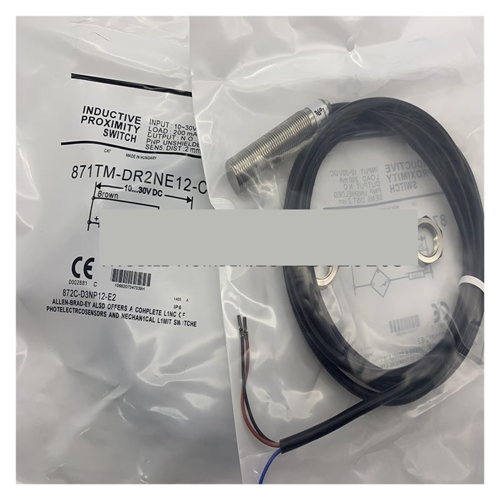 Capteur inductif 871TM-DH8CP18-A2 détecteur proximité cylindrique M18
