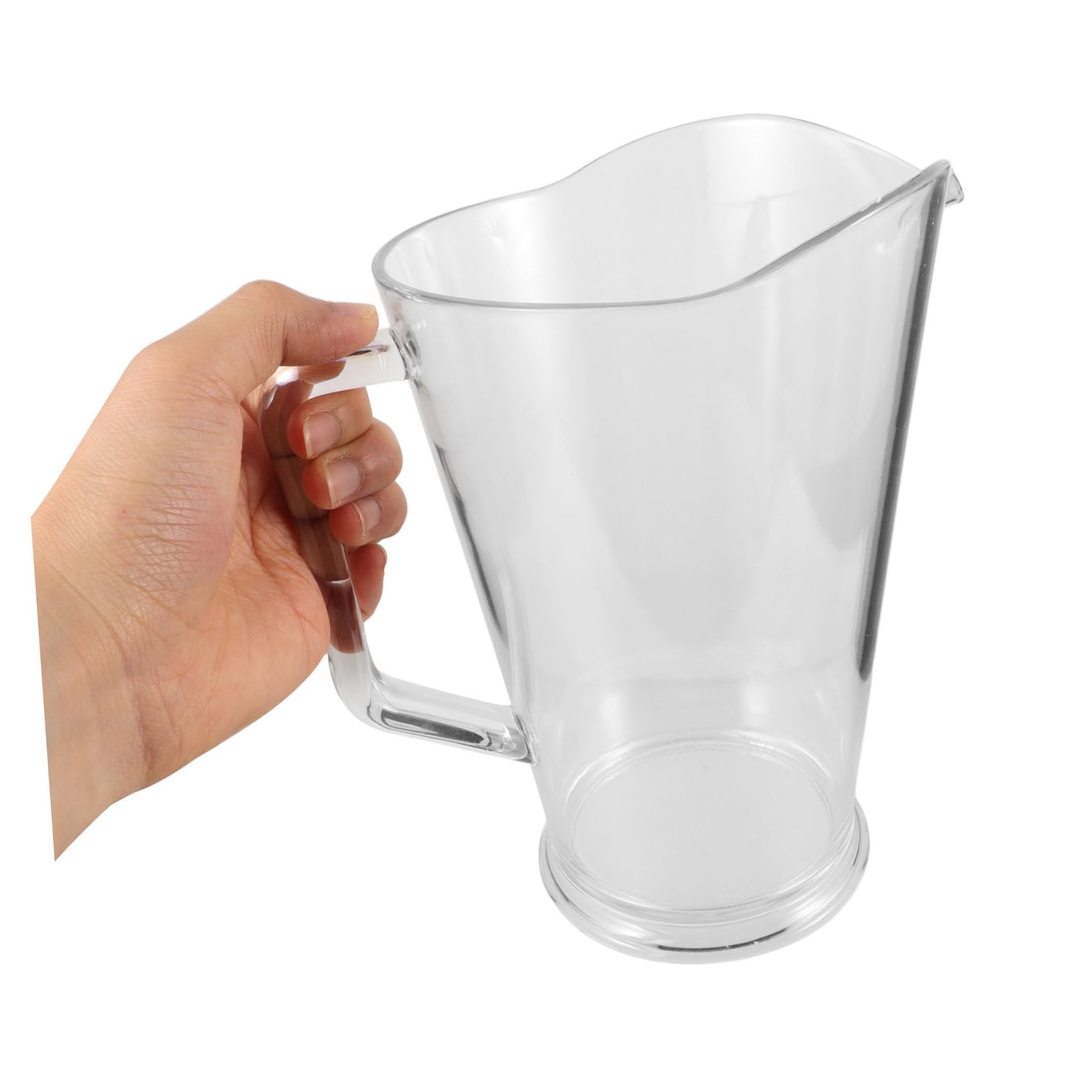 Jarra de Plástico para Cerveza y Agua Fría de 1300ml con Vertedor Preciso y Alta Transparencia Adecuado para Fiestas y Reuniones Familiares