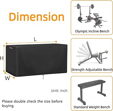 Weight Training Bench Cover