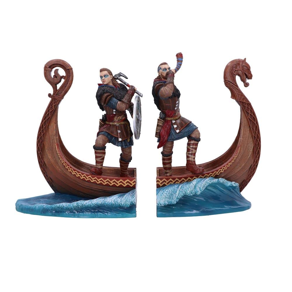 Assassin’s Creed Valhalla Bookends 31cm Viking Gaming Display Collectible Decor