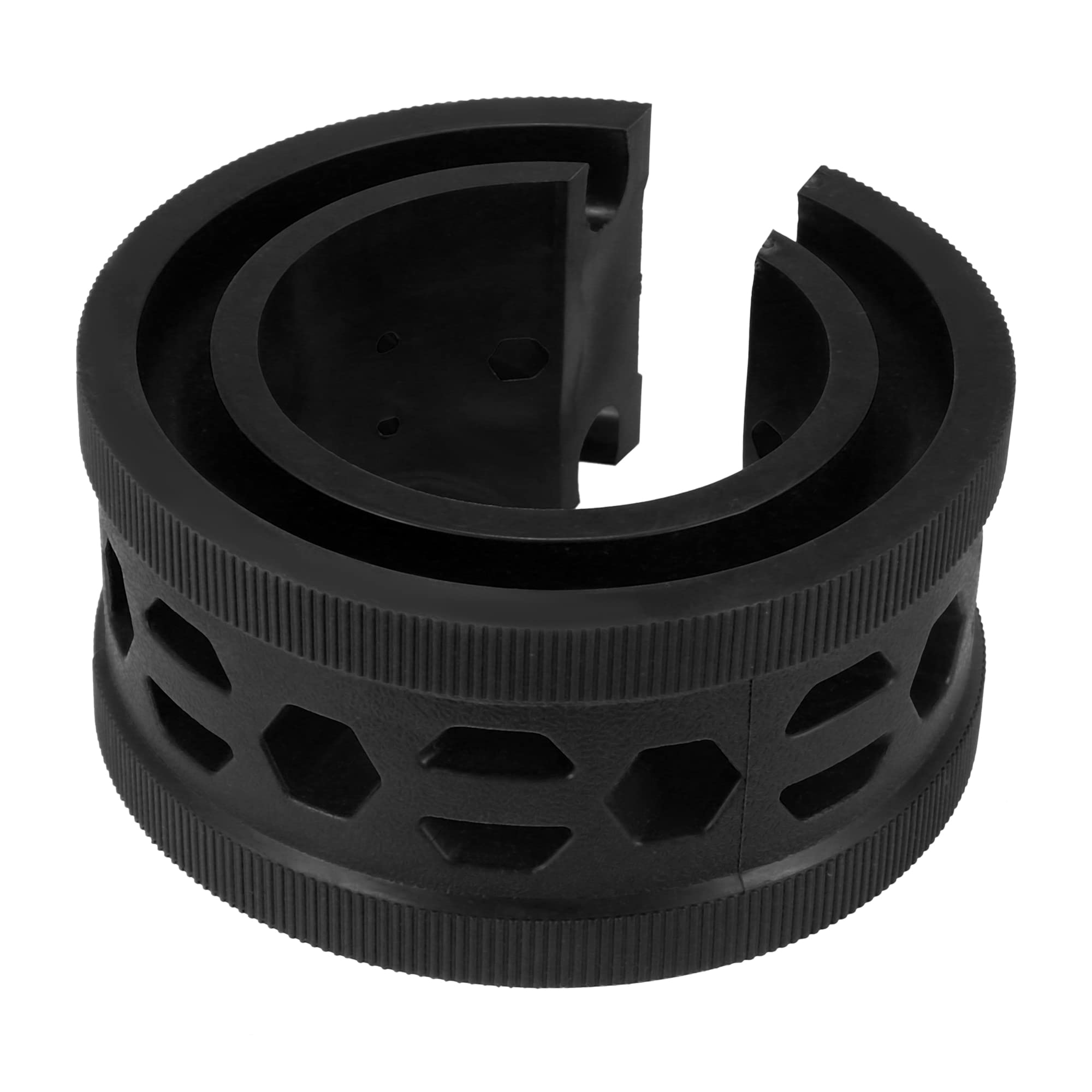 X AUTOHAUX 2 Stück Auto Schraubenfeder Puffer Gummipuffer Schwarz B+ Typ | Außenhöhe 64mm, Außendurchmesser 135mm, Innendurchmesser 83mm, Dicke 26mm, Nut Offen 9mm, Universal Für Autos, LKW, SUVs