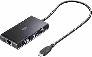 Amazon.co.jp: サンワサプライ USB Type-Cハブ付き 2.5