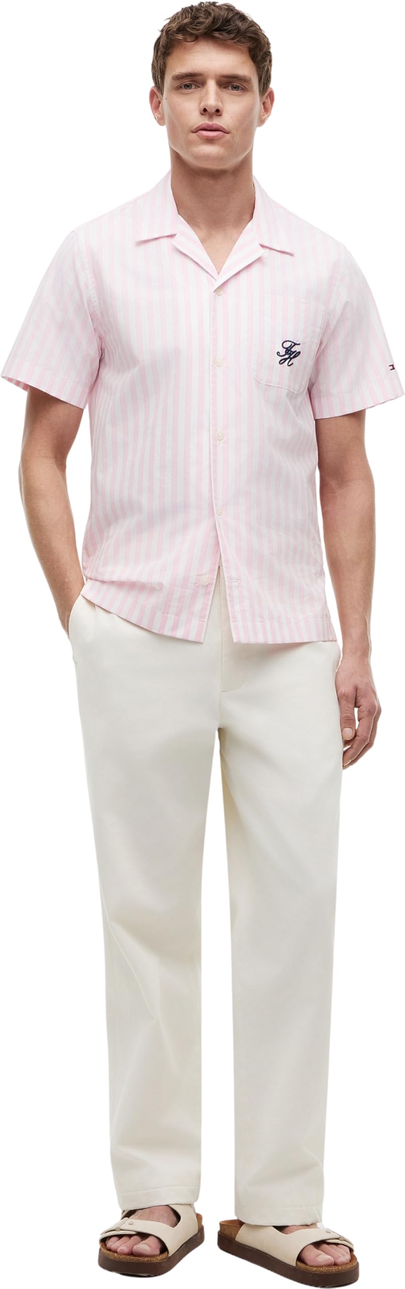 Tommy Hilfiger Papertouch Pop STP Sslv Swimshop Mw0mw42986 Otras Camisas Hombre