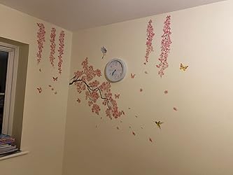 DECOWALL DS-8038 Little Birds Wall Art Stickers Colourful Flying ...