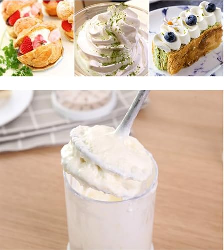 Miniatura 7 de Dispensador manual de crema batida profesional  Máquina de crema batida de mano  Capacidad de 15 onzas (15.2 fl oz), verde