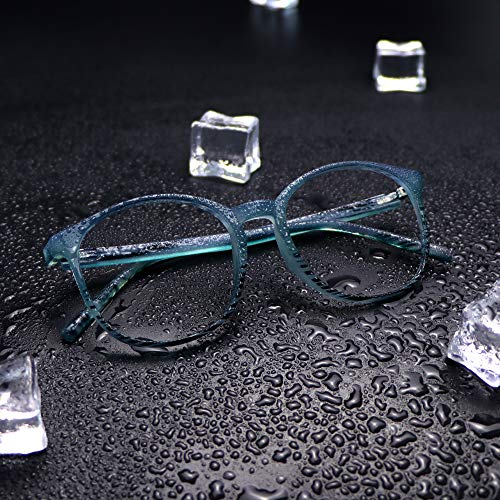 Image of VisionGlobal Blue Light Blocking Glasses, Lightweight Oval Frame, Computer Glasses for Gaming, Office, TV