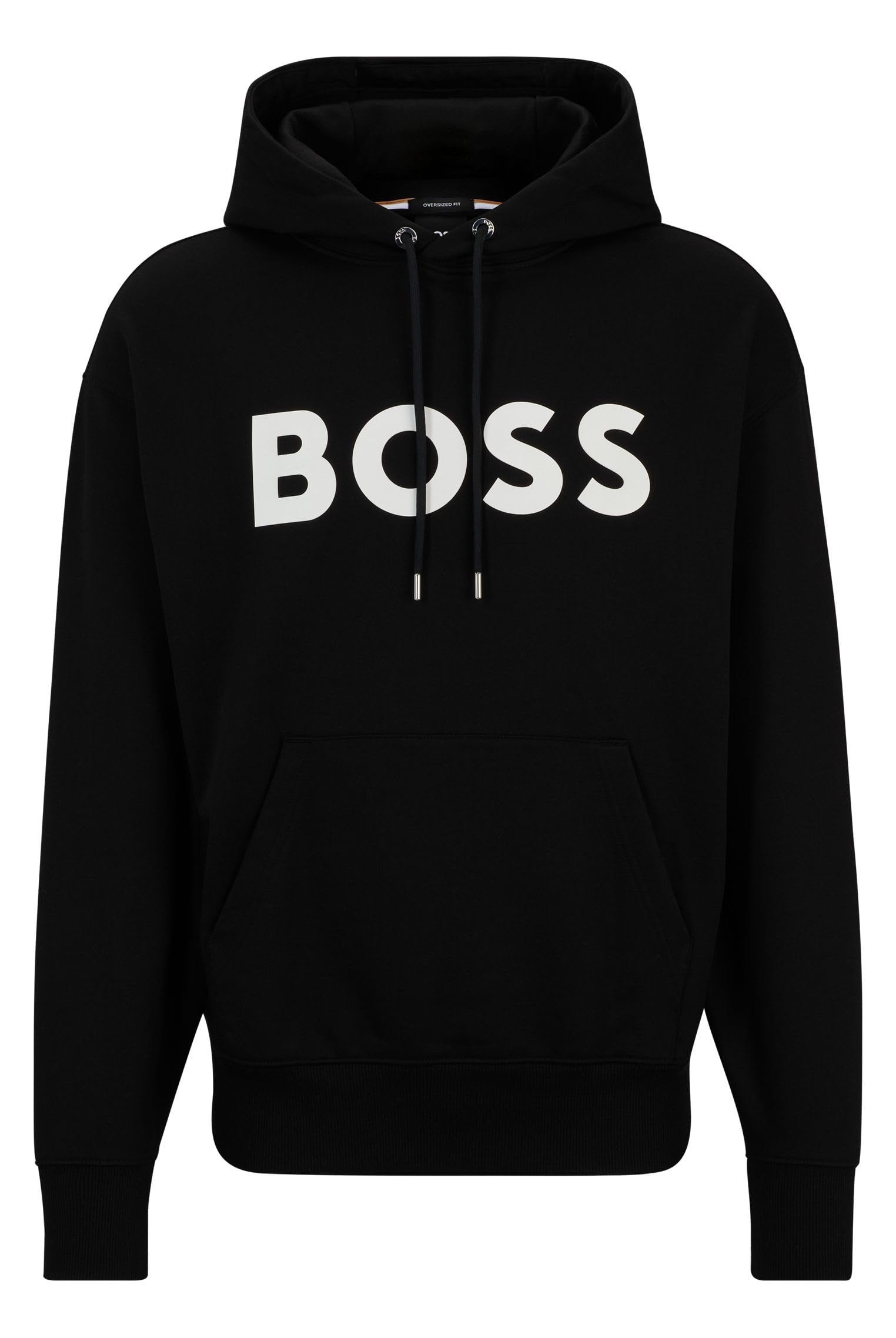 BOSS Erkek Sullivan 16 Pamuklu-havlu kapüşonlu kauçuk baskılı logo