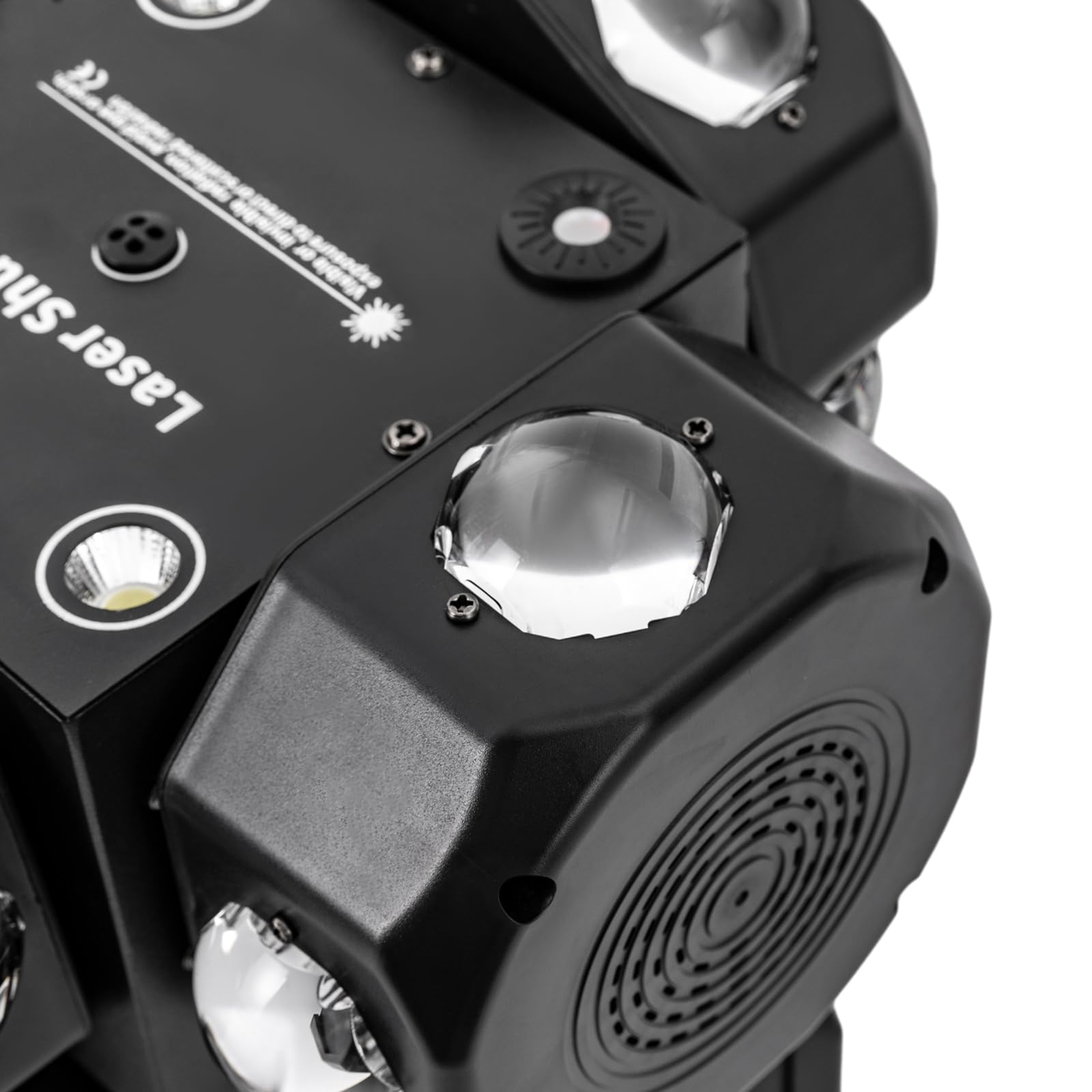 200 W Moving Head LED Cree, luce per feste a LED, rotante, stroboscopica, dmx512, effetto luminoso attivato con 4 bracci di luce per DJ bar, compleanno, discoteca matrimonio