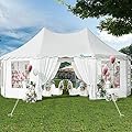YITAHOME 29x21FT Party Tent Canopy Event Shelter Heavy Duty Wedding Upgraded Ripple Gazebo Large with Roof Removable Sidewalls Commercial