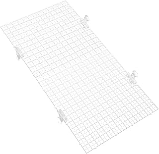 XUCZHAI 2 Piezas de 30 x 30 cm, Rejilla de plástico Blanca for Filtro Inferior de Acuario, Placa Aislante, Separador de pecera, prevención de Escapes.