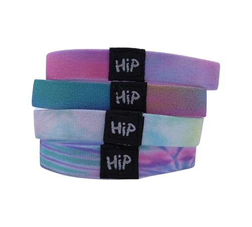 Miniatura 2 de Lazos para el cabello para hombres o mujeres, fuertes, duraderos y sostenibles, no dañan el cabello, úsalo como una pulsera elegante, paquete de 4