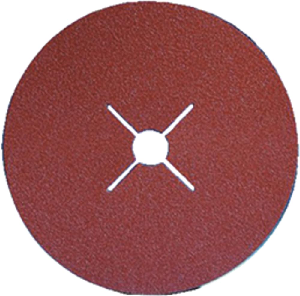 Leman - Lot de 25 disques fibre céramique D. 125 mm Gr. 36 pour inox - 6412536 - Leman