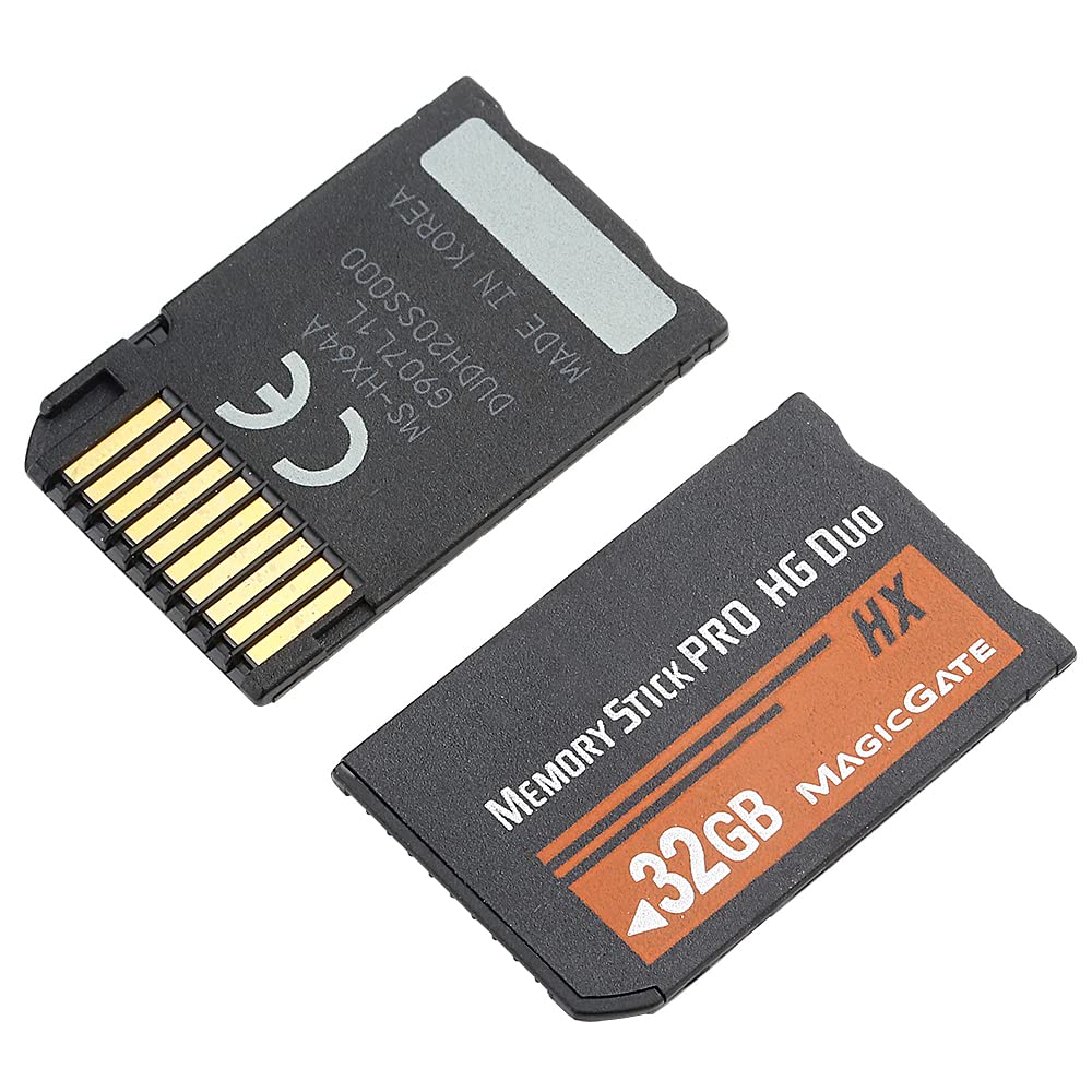 MemoryStick Pro-HG Duo Carte mémoire PSP compatible avec appareil photo Sony PSP1000 2000 3000 32 Go