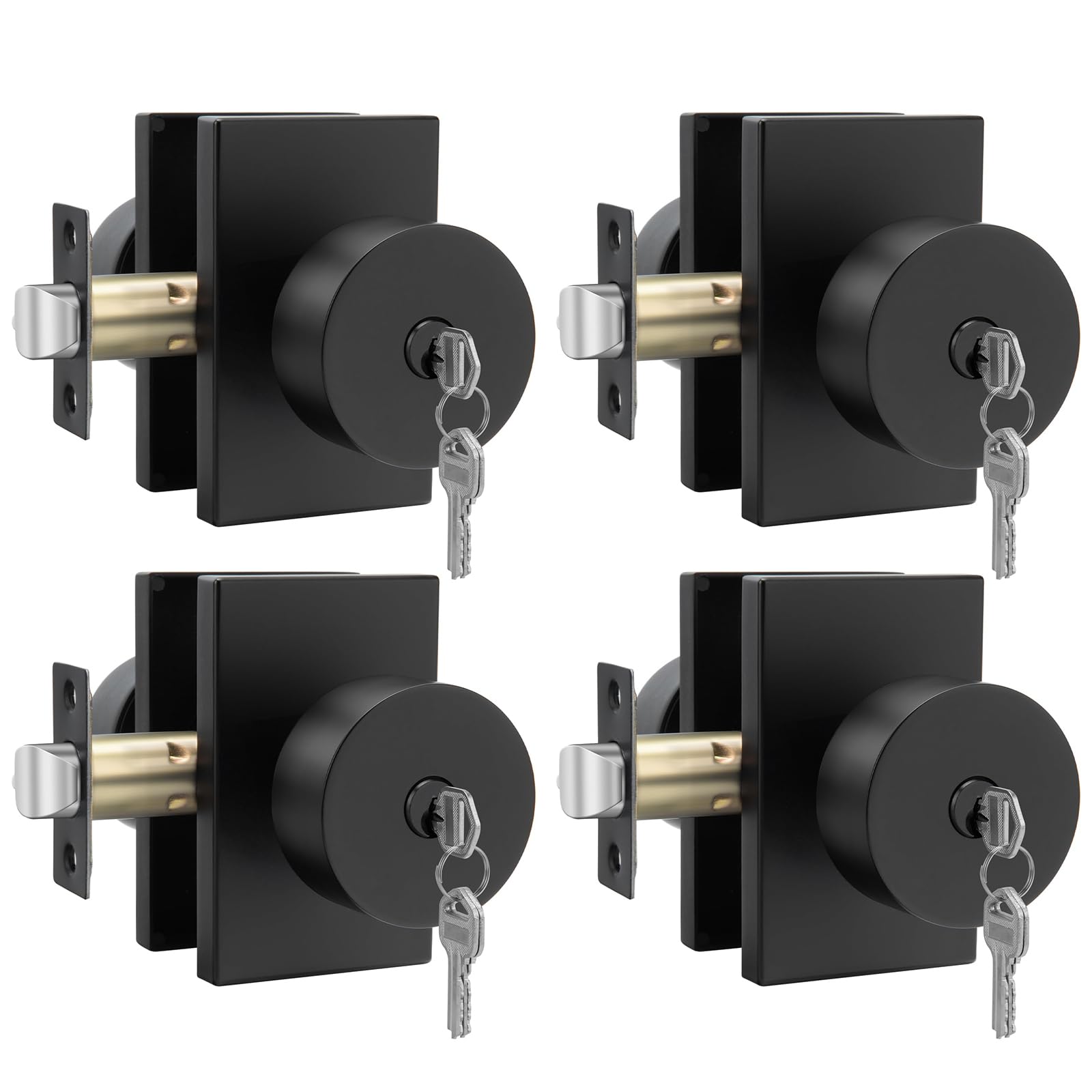 Gold Interior Door Knobs - Privacy & Security -29