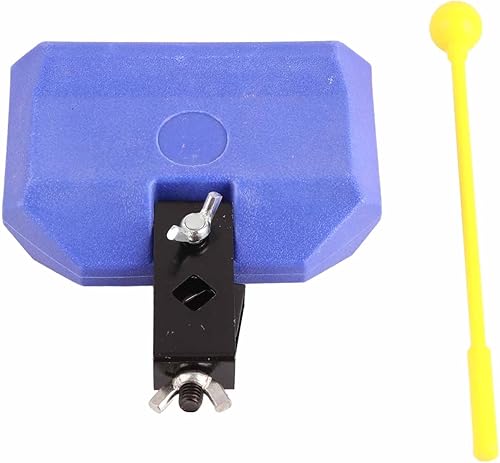 Miniatura 9 de Percusión de cencerro, mermelada de bloque de cencerro, instrumentos de percusión azul de cencerro hechos de bloque de plástico, kit de batería