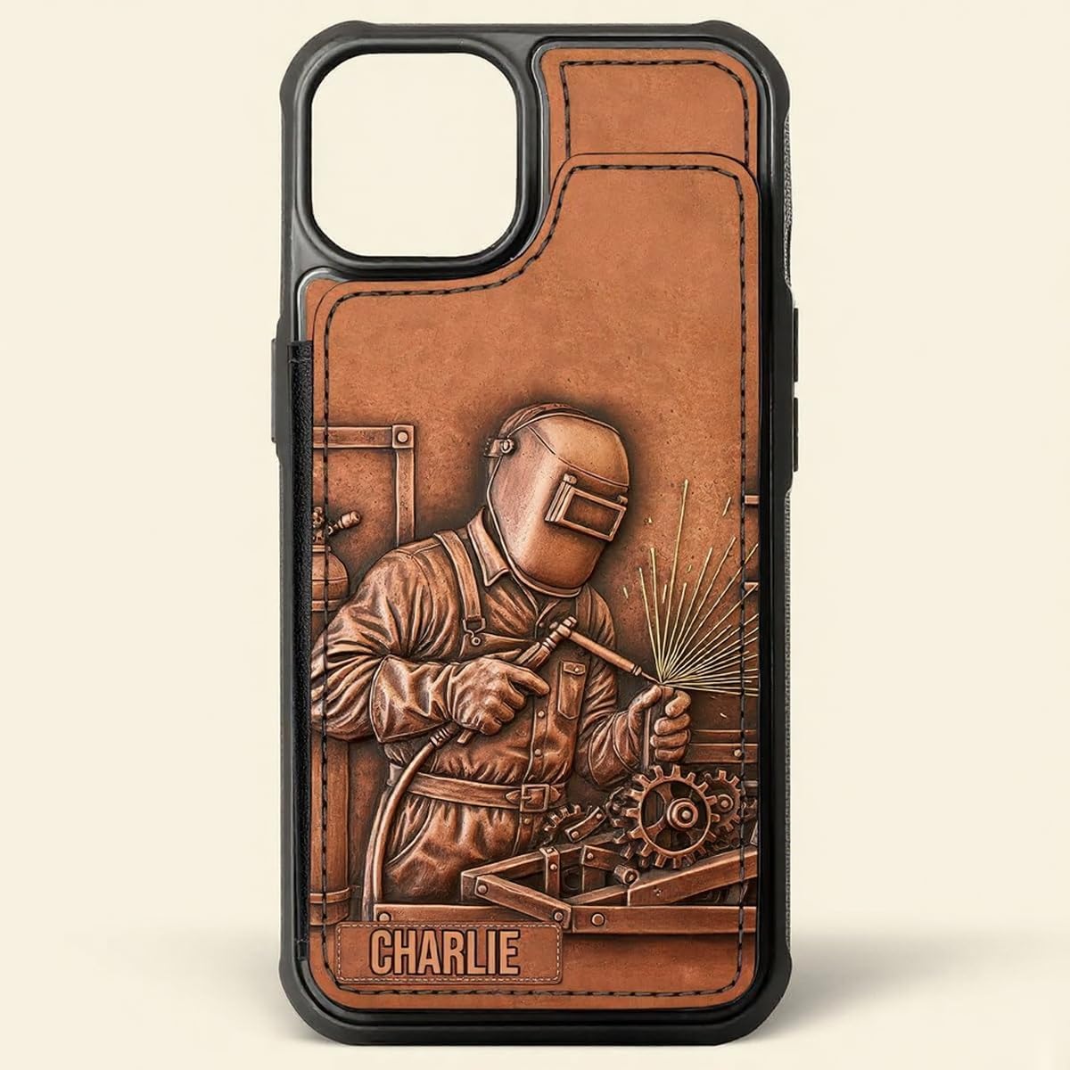Strongest Welder - Personalized Welder Fully Printed Wallet Phone Case