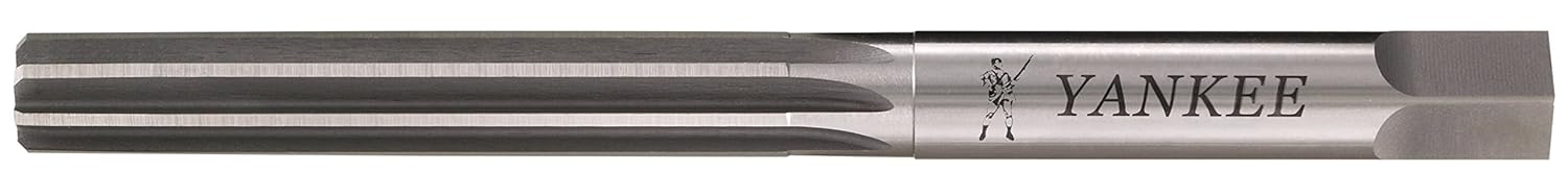 Yankee 15/32" (.4688) High Speed Steel Straight Flute Straight Shank Square Drive Fractional Hand Reamer