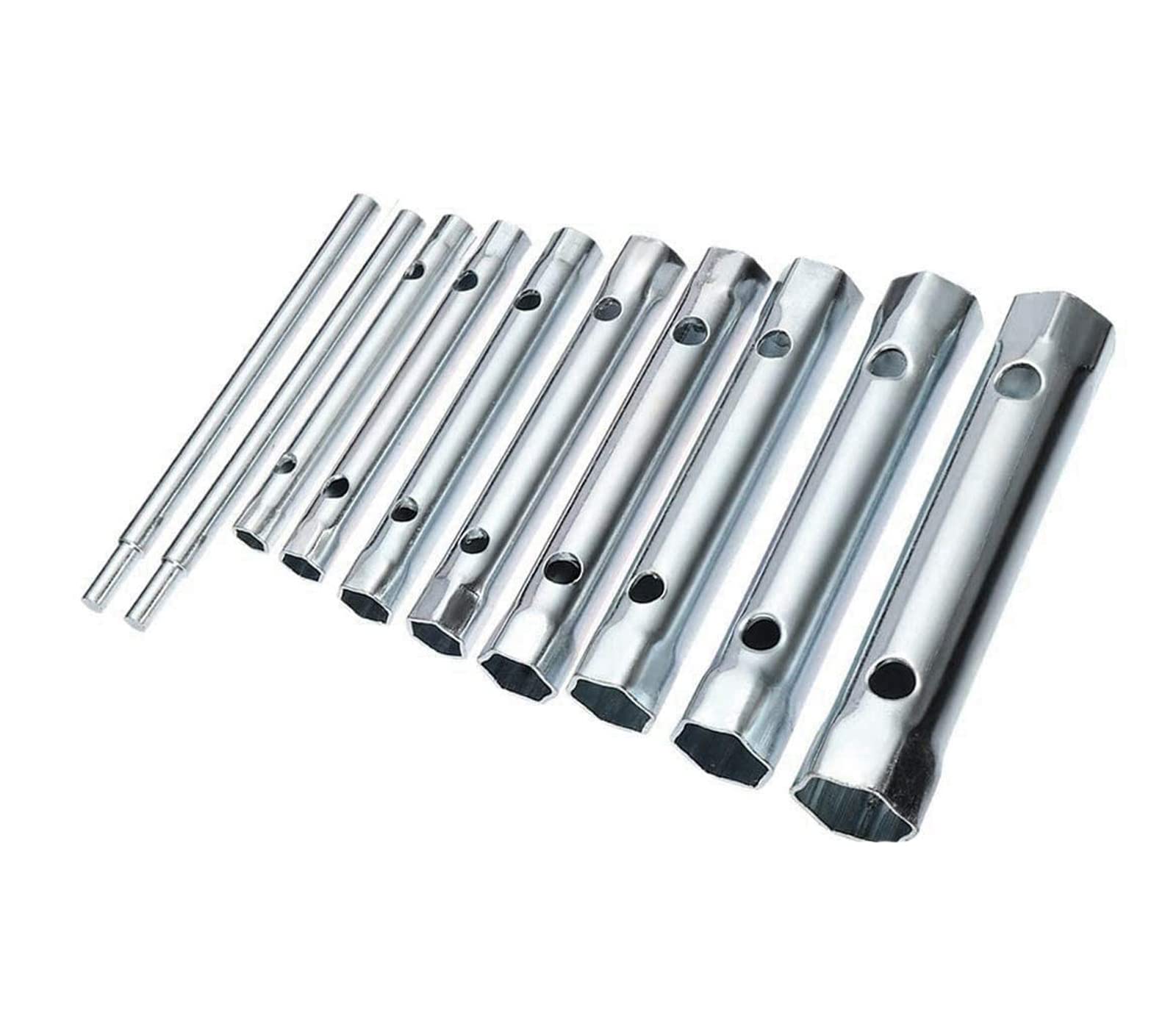 CLICLED Set Chiavi a Tubo 6-22mm Esagonali 10pz Chiavini Tubolari Leva a T Idraulica