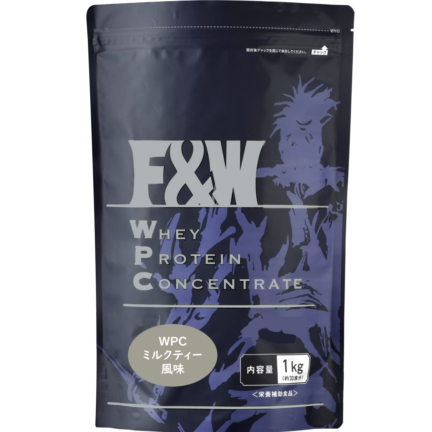 Amazon | F&W(エフアンドダブリュー) ホエイプロテイン WPC 1kg 単品 