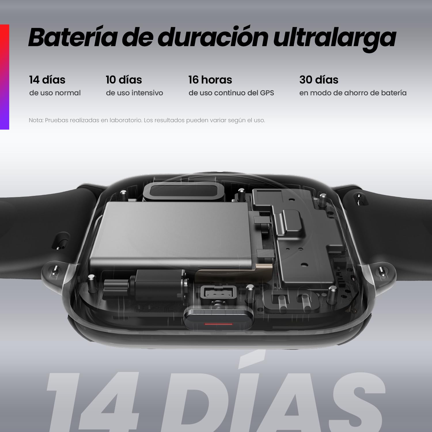 Amazfit Active Reloj inteligente 42 mm Hombre Mujer, AI, GPS, Amazon Alexa, Llamadas Bluetooth, Batería de 14 días de duración, 120+ Modos Deportivo, Pulsera de Actividad para iOS Android