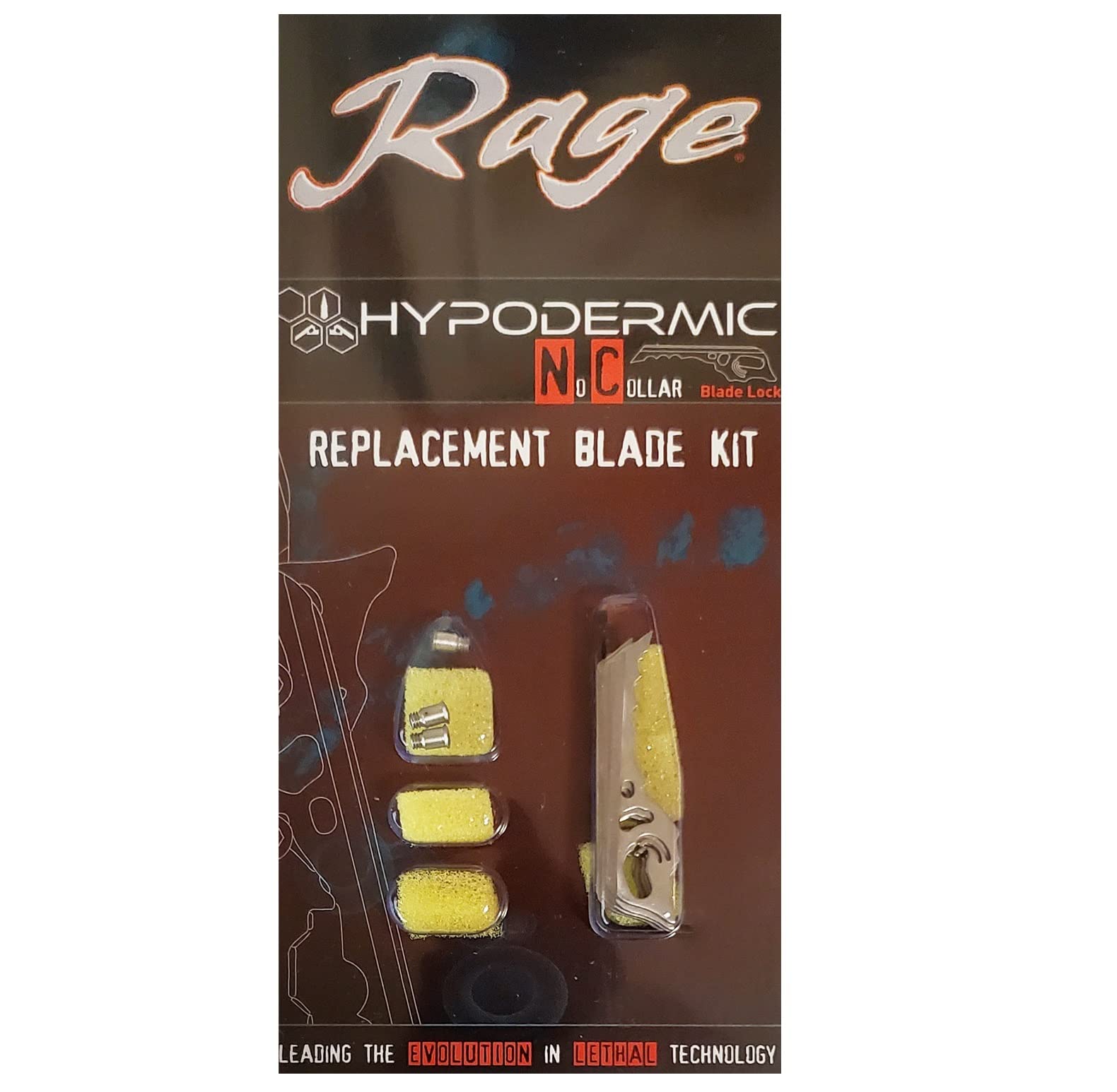 RAGECarbon Express Broadheads Replacement Blades for Hypodermic NC – 3 Pack