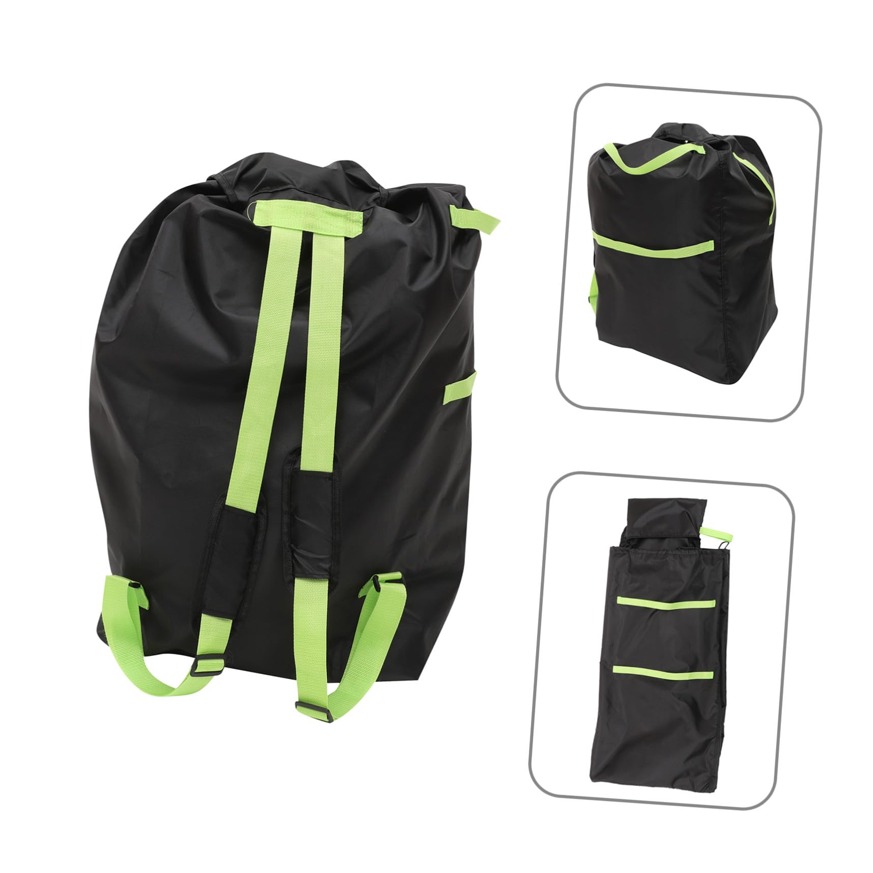 Borsa per Passeggino Doppio da Viaggio, Copertura per Gate Check | Oxford Cloth Nero, Doppie Tracolle per Trasporto, Facile da Pulire e Adatta a Viaggio
