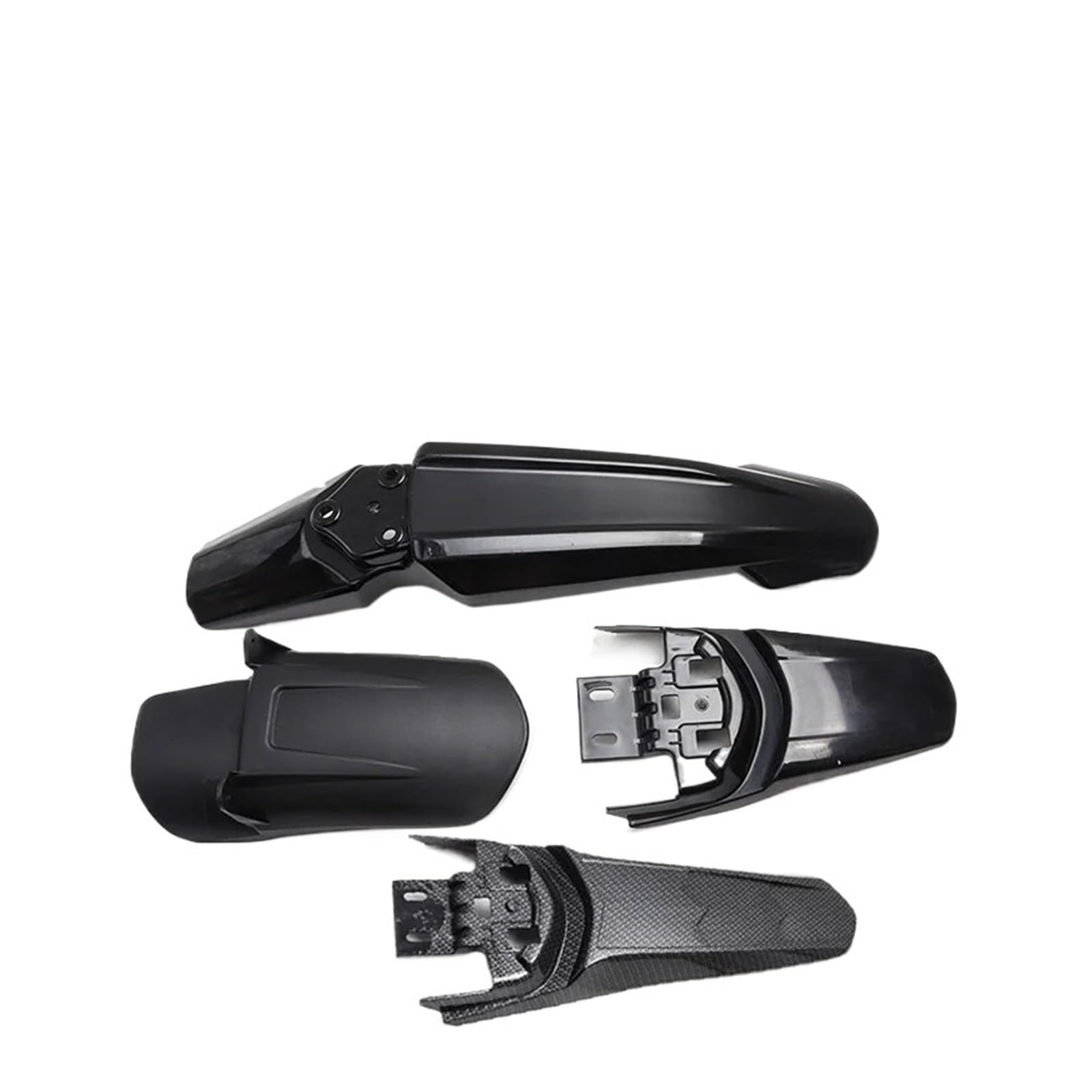 Ensemble De Garde-Boue Avant Et Arrière for Vélo Tout-Terrain Électrique, Protection De Batterie Compatible avec Segway X260 160(Short-Rear Fender-A)