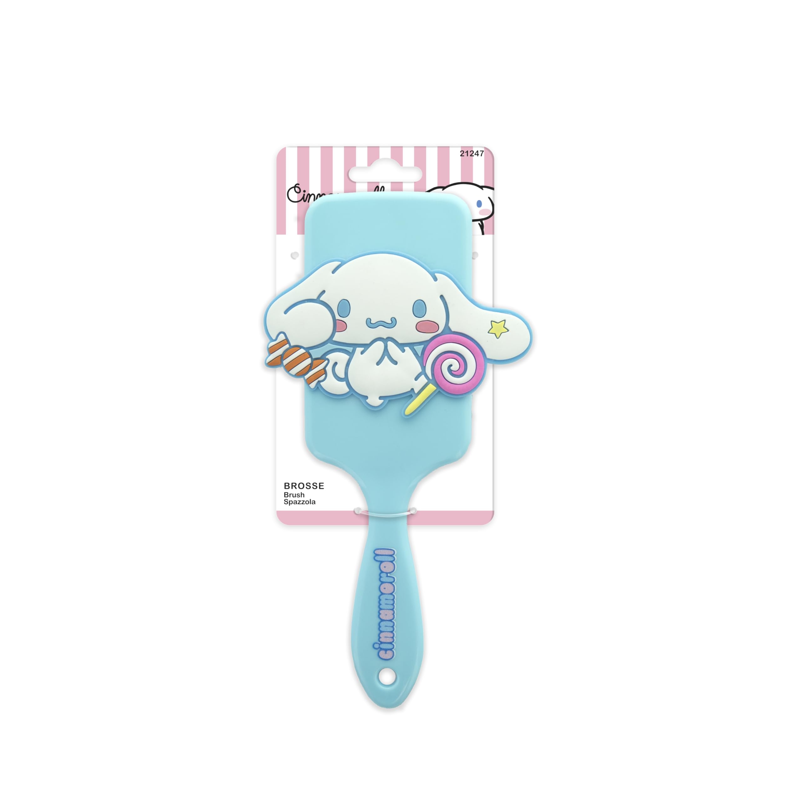 Hello Kitty – Detangling Hair Brush – Paddle Format – Cinnamoroll – Official Sanrio Product