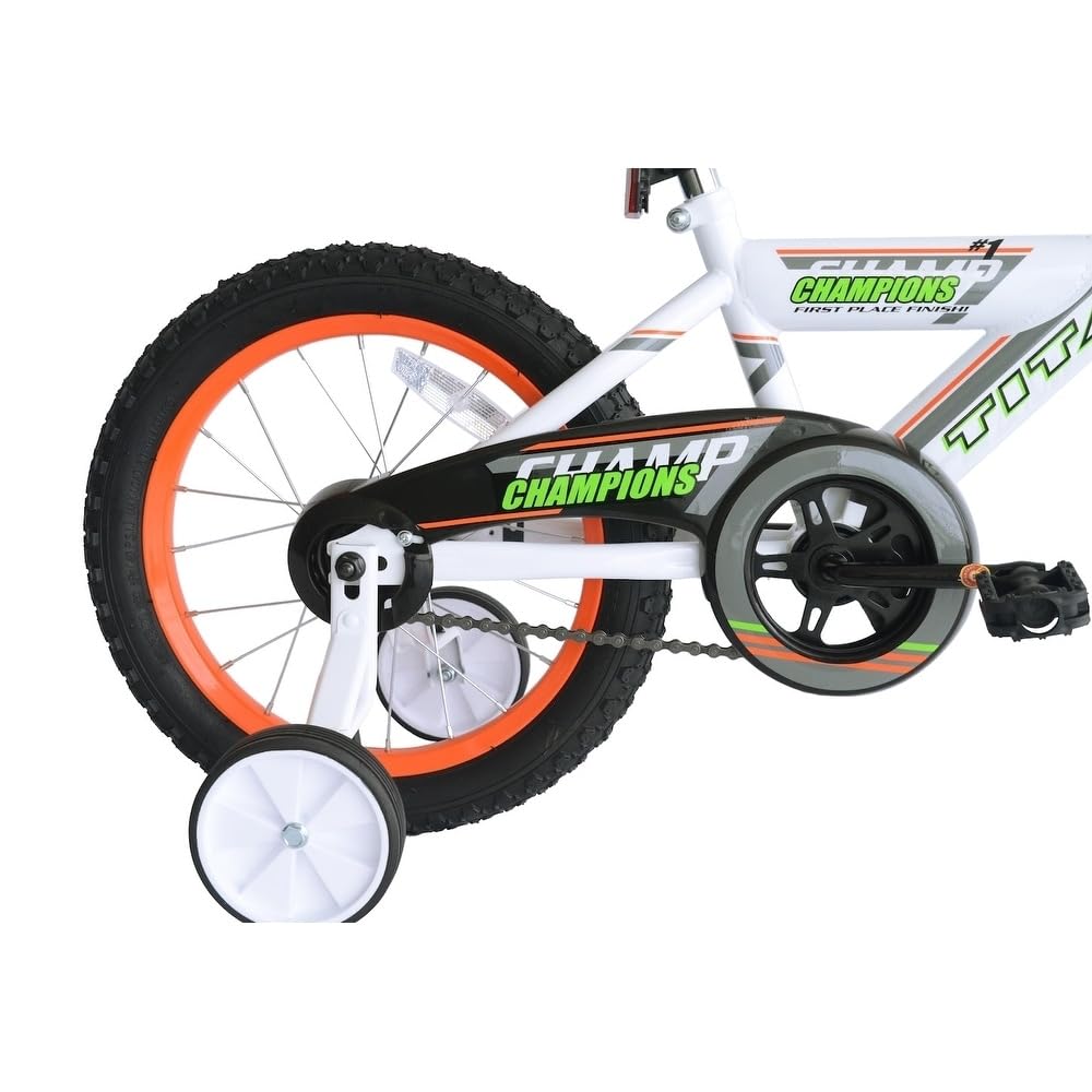 Amazon.com : TITAN Champion Deluxe 16-Inch Boys BMX Bike White