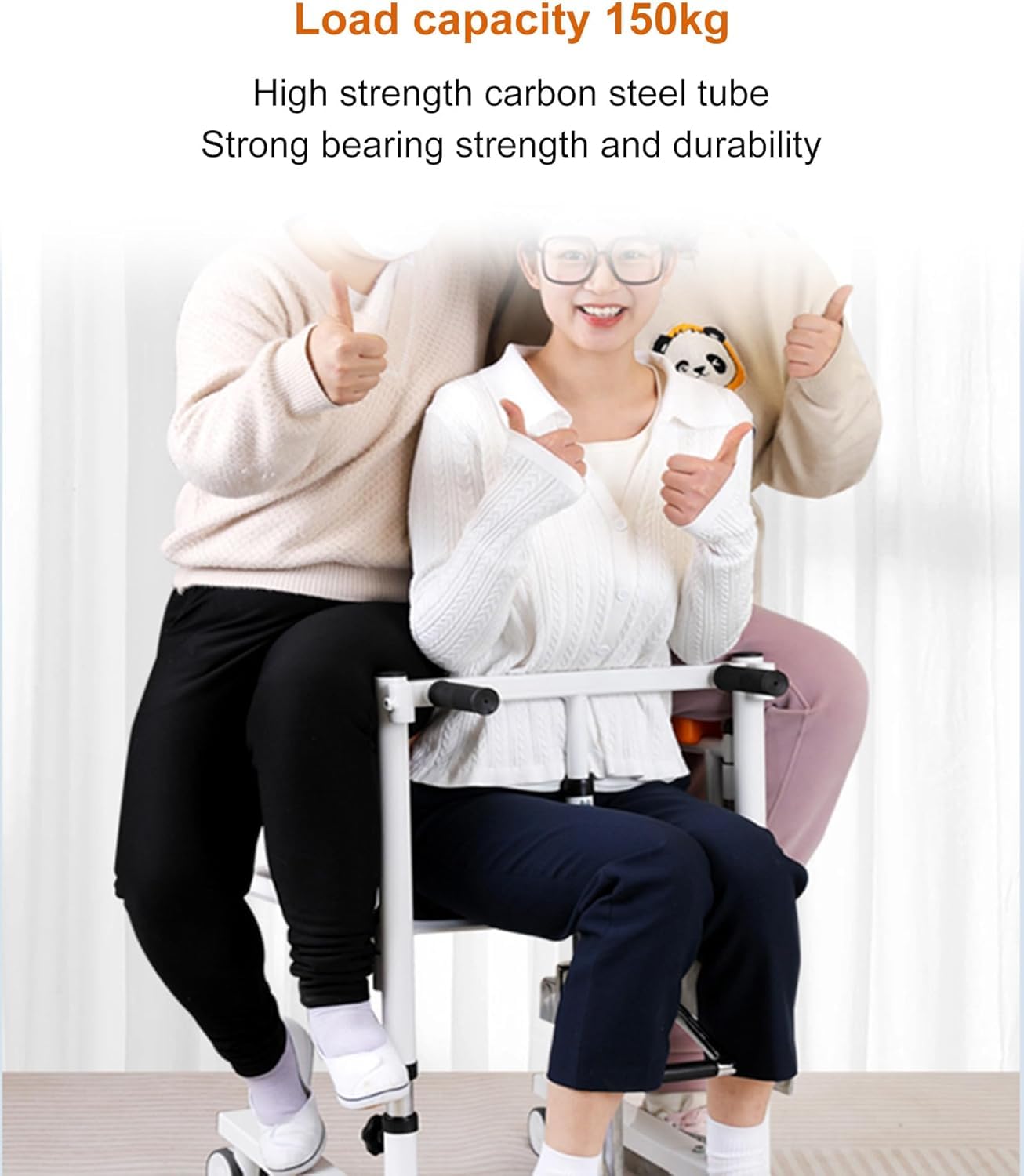 Generisch Hydraulischer Patientenlifter mit Assistenten-Aufnahmeständer, Patientenlifter-Stuhl Assisted Oberkörper Lift Rack, Rollstuhllift Transferstuhl, Auto-Lift-Stuhl Hebehilfe